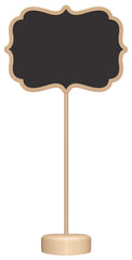 Elegant Standing Wood Chalkboard Sign, 4-pk
