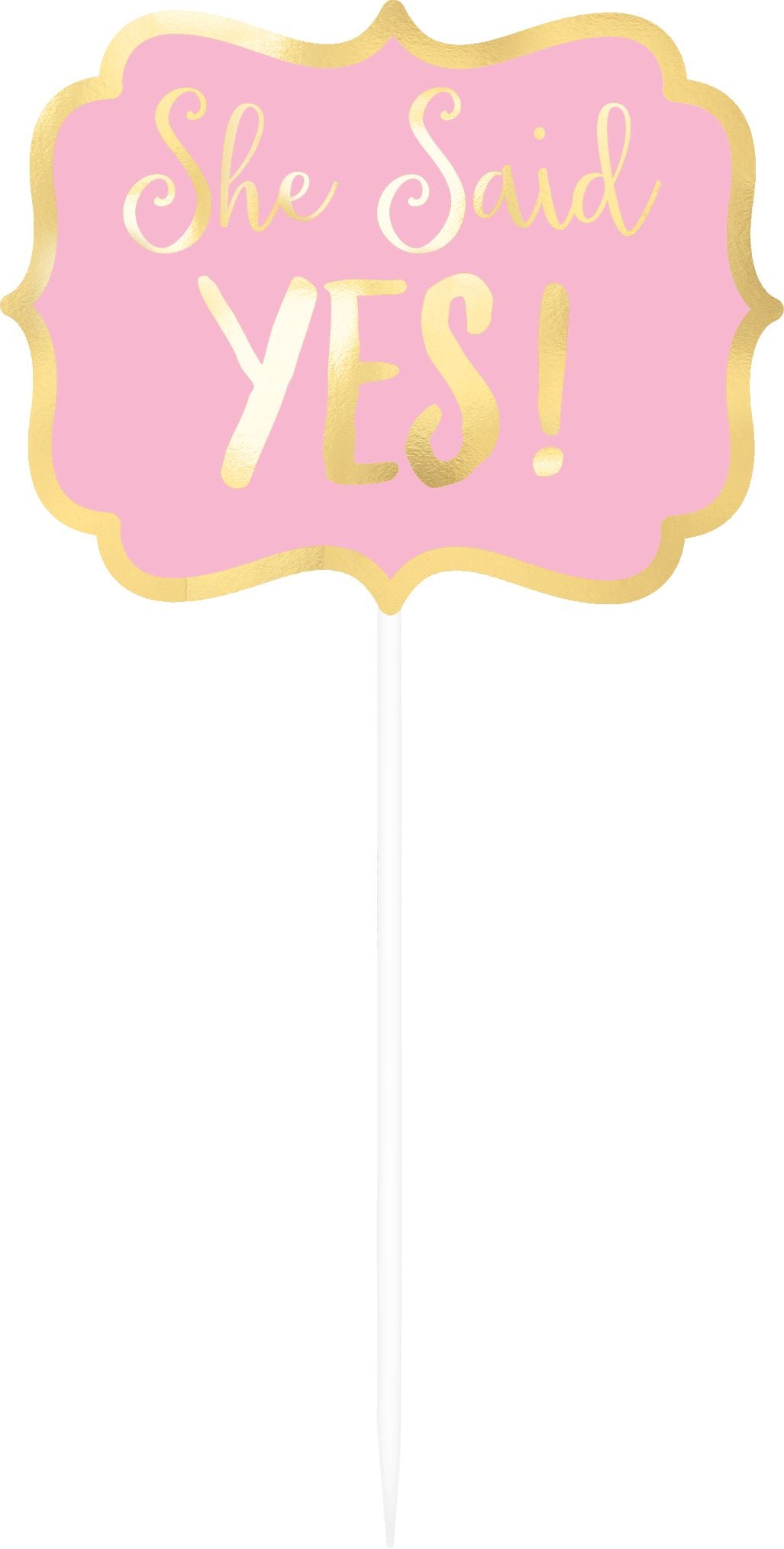 Love is Sweet Buffet Decorating Kit, Pink/Gold, 9-inch, 23-pk