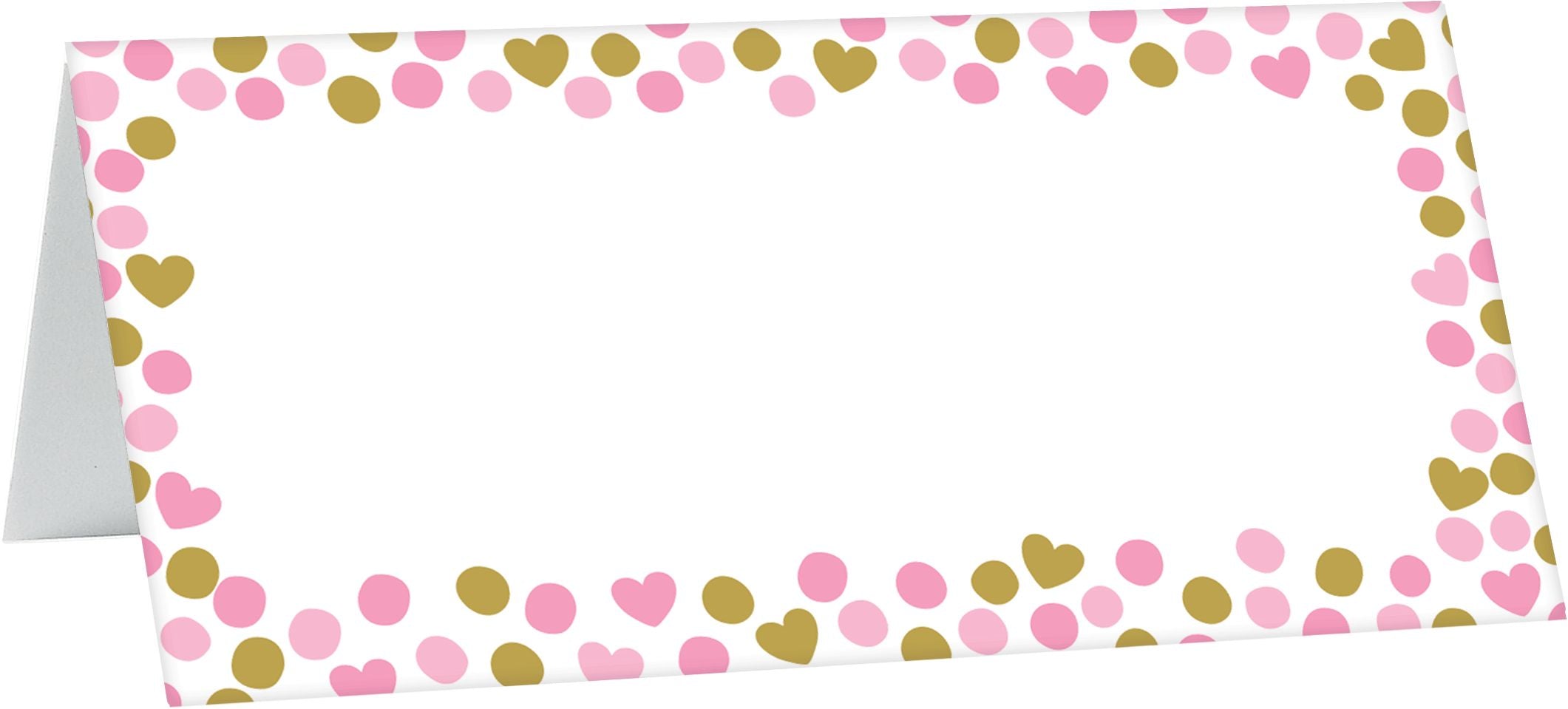 Love is Sweet Buffet Decorating Kit, Pink/Gold, 9-inch, 23-pk