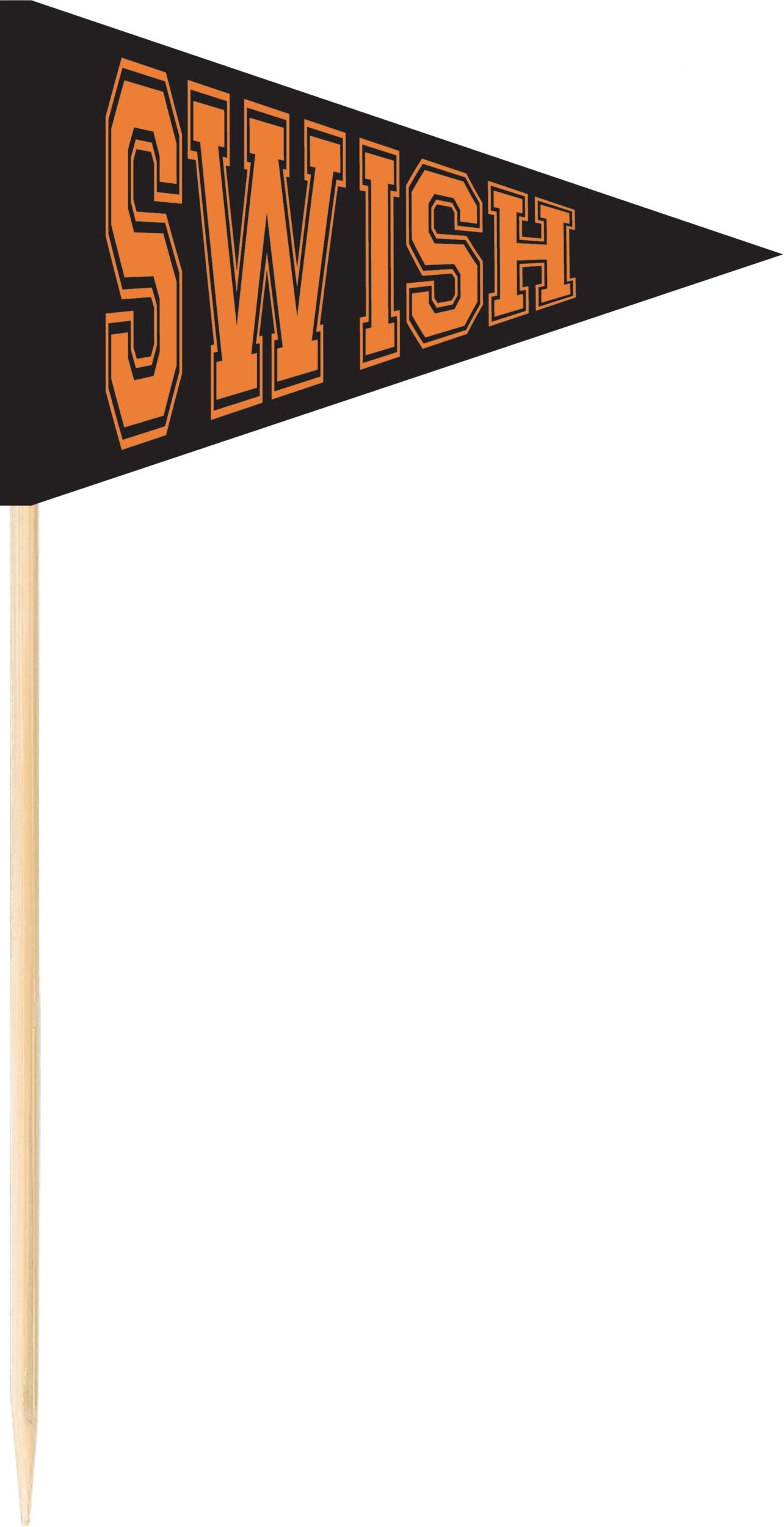 Basketball Slam Dunk Buffet Decorating Kit, Orange/Black, 6-foot, 15-pk