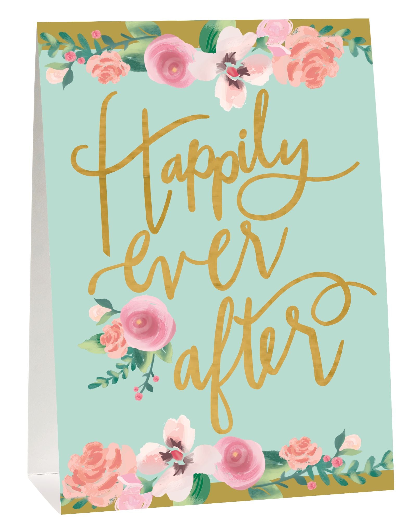 Mint to Be Bride to Be Buffet Table Decorating Kit, Mint/Gold, 9-inch, 23-pk
