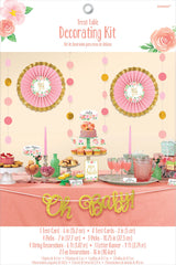 Floral Baby Shower Treat Table Decorating Kit, 23-pc