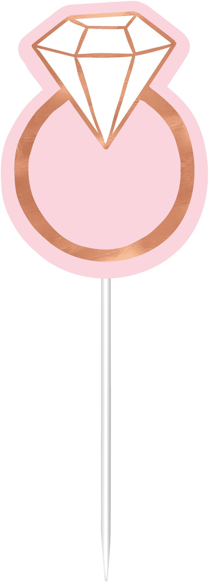 Blush Rose Gold Buffet Table Decorating Kit, 9-inch, 23-pk