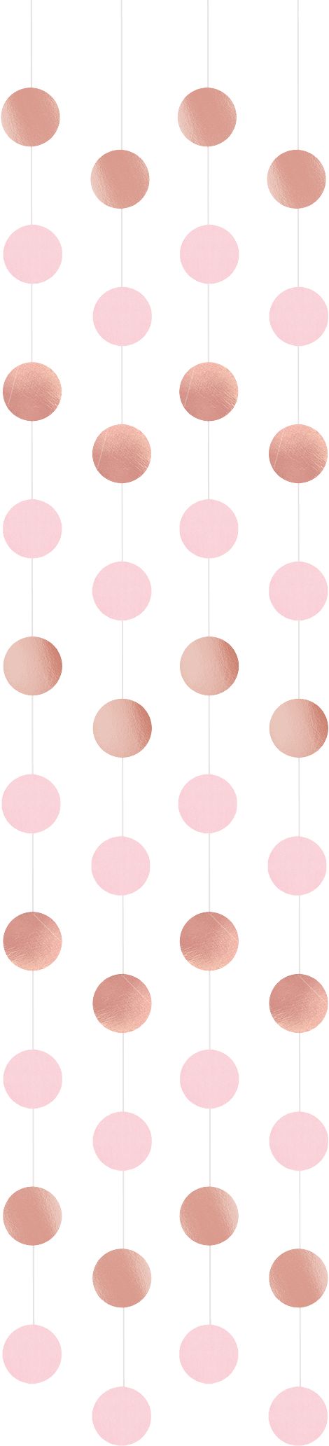 Blush Rose Gold Buffet Table Decorating Kit, 9-inch, 23-pk