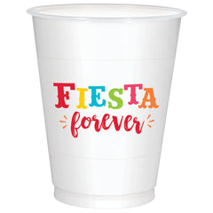 Fiesta Forever Plastic Cups, 16 oz, 25-pk