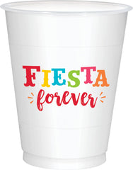 Fiesta Forever Plastic Cups, 16 oz, 25-pk