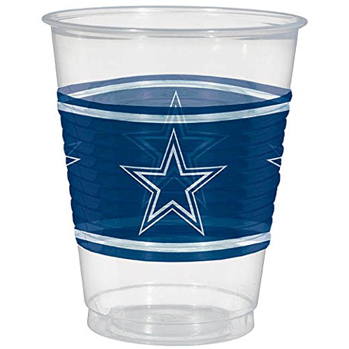 Dallas Cowboys Plastic Cups, 25-pk