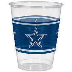 Dallas Cowboys Plastic Cups, 25-pk