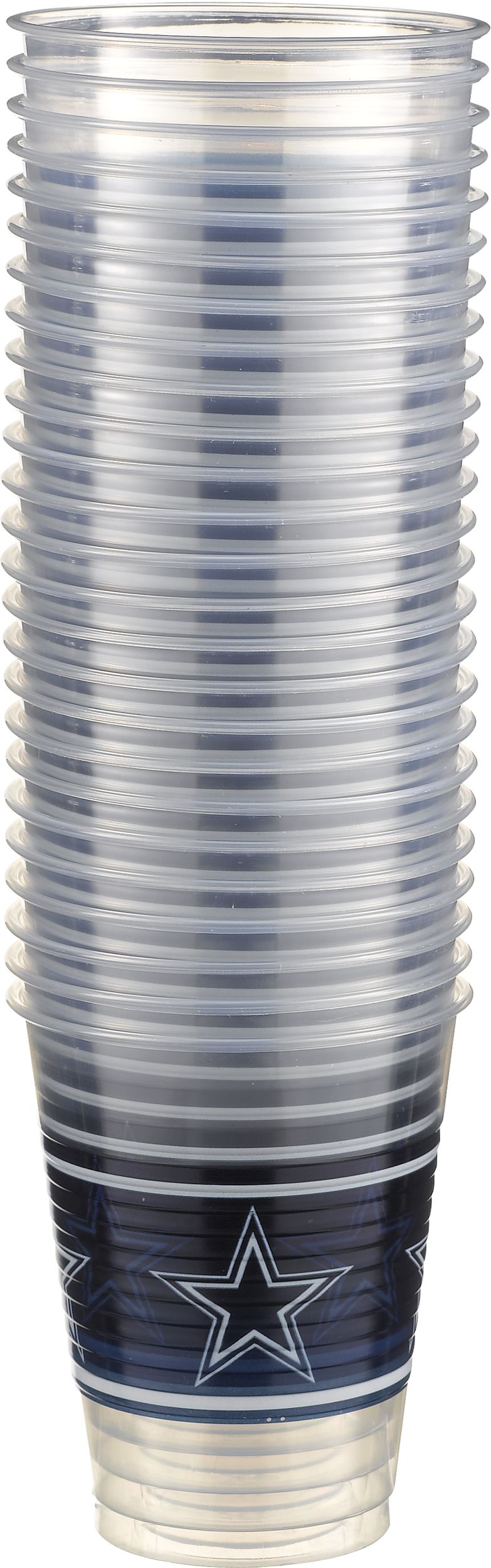 Dallas Cowboys Plastic Cups, 25-pk