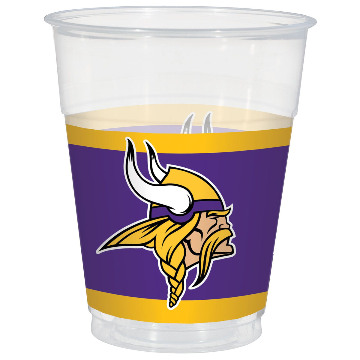 Minnesota Vikings 16oz NFL Plastic Cups - 25 Pack