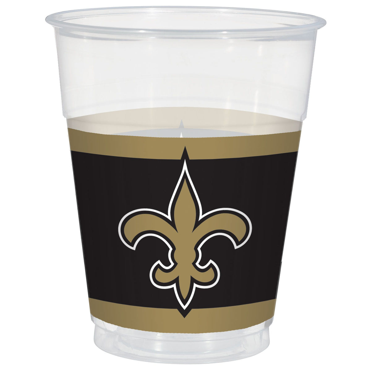 New Orleans Saints 16oz Plastic Cups - 25 Pack