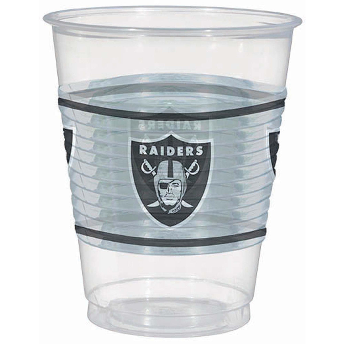 Las Vegas Raiders 16oz Plastic Cups, 25-pk