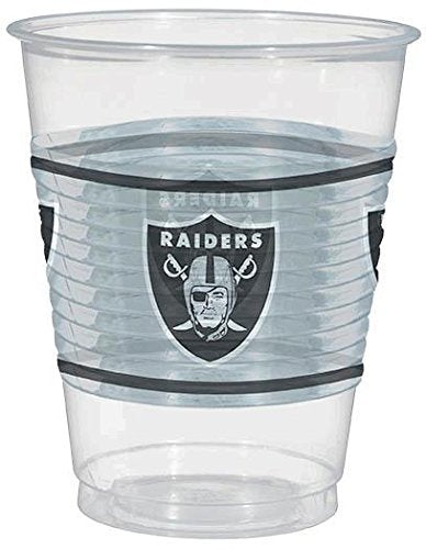 Las Vegas Raiders 16oz Plastic Cups, 25-pk