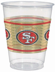 San Francisco 49ers Plastic Cups, 25-pk