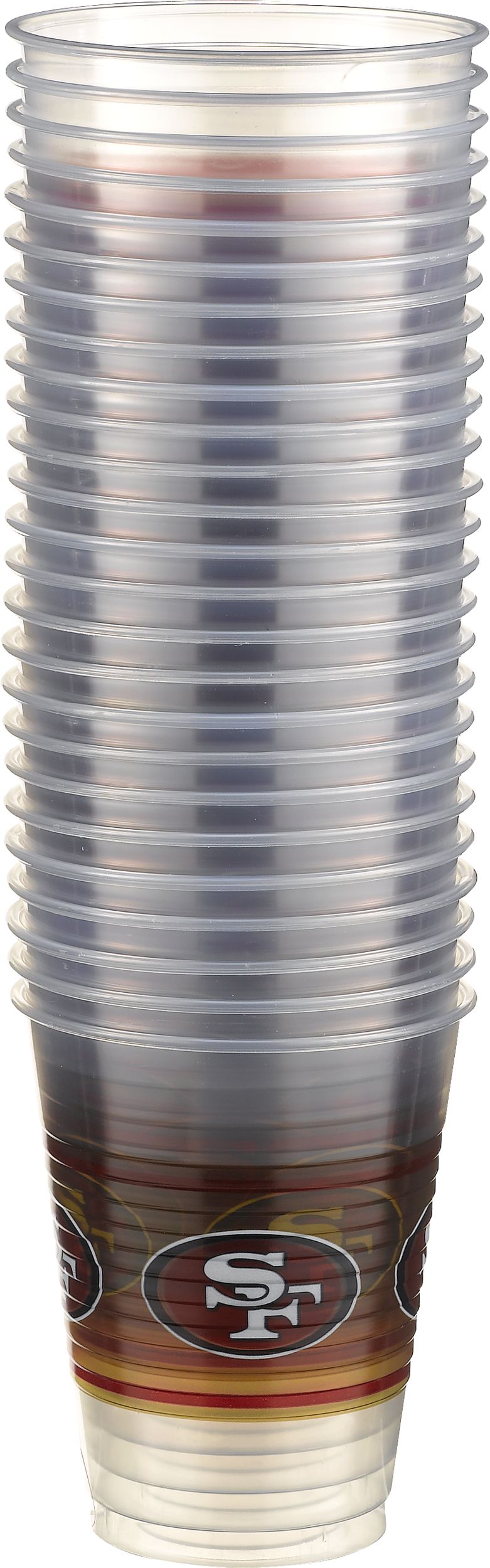 San Francisco 49ers Plastic Cups, 25-pk