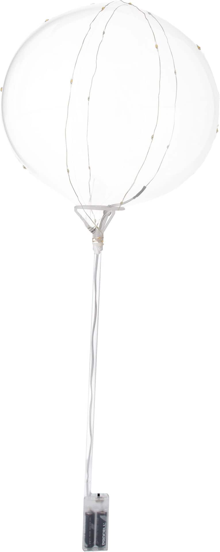 Clearz LED Round Balloon, 4-pk