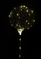 Clearz LED Round Balloon, 4-pk