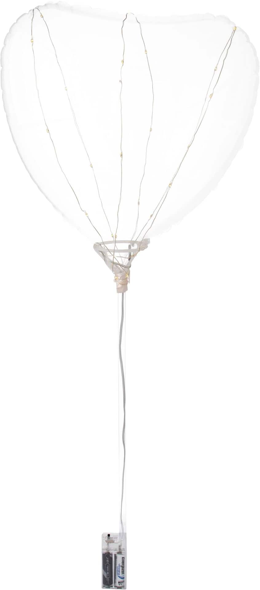 Clearz LED Heart Balloon, 4-pk