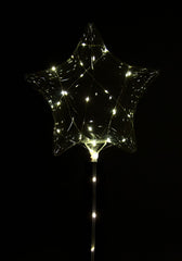 Clearz LED Star Balloon, 4-pk