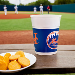 New York Mets 16oz Plastic Cups - MLB Official, 25-pk