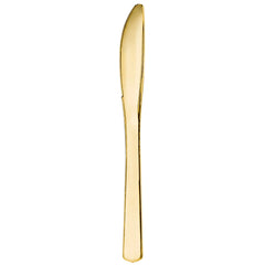 Metallic Gold Premium Plastic Knives, 40-pk