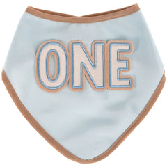 1st Birthday Bib, One Size, Blue