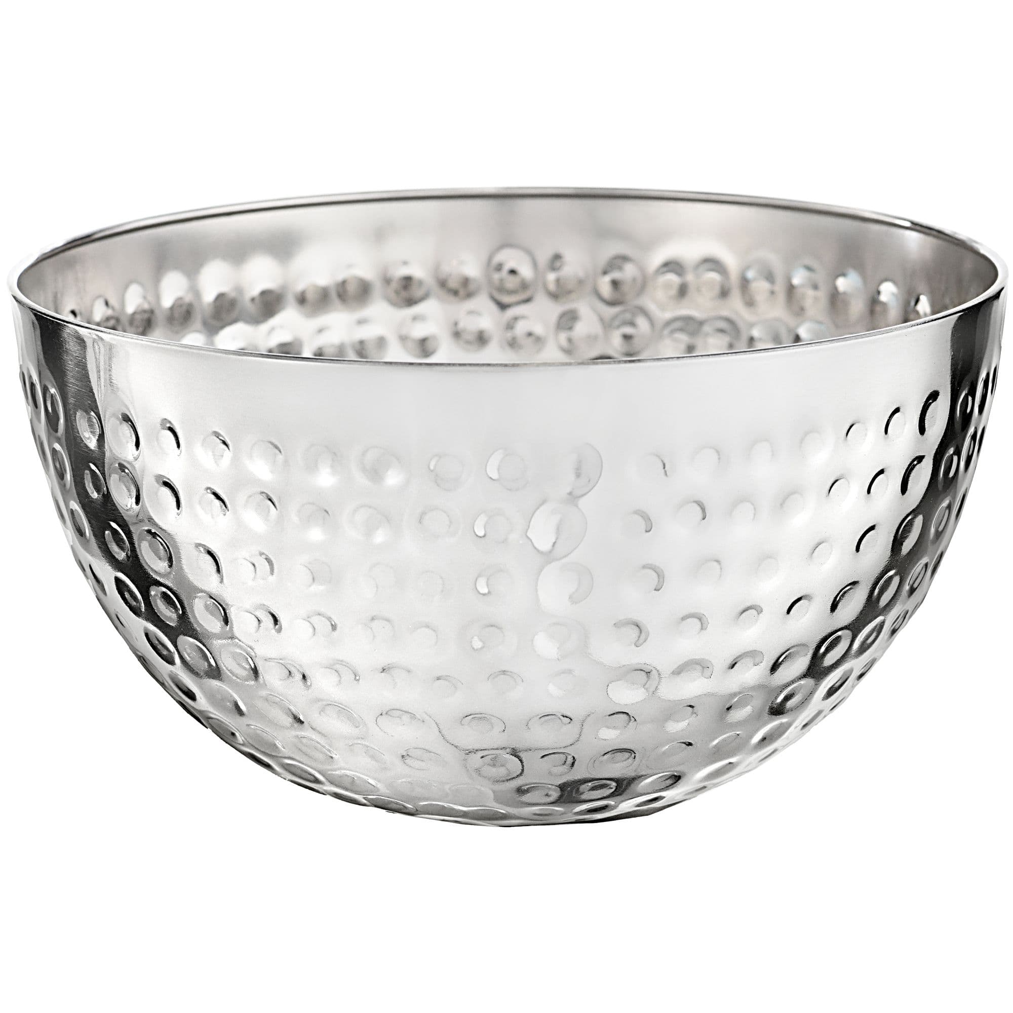 Stainless Steel Hammered Bowl, 6-in
