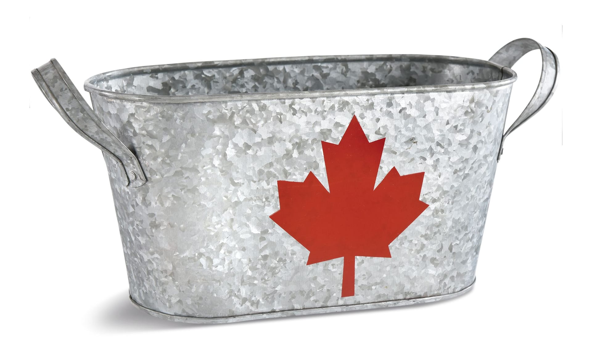 Canada Day Galvanized Bucket