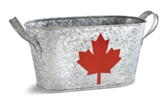 Canada Day Galvanized Bucket