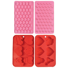 Valentine's Day Heart Silicone Molds for Valentine's/Anniversary Gift, 2-pk