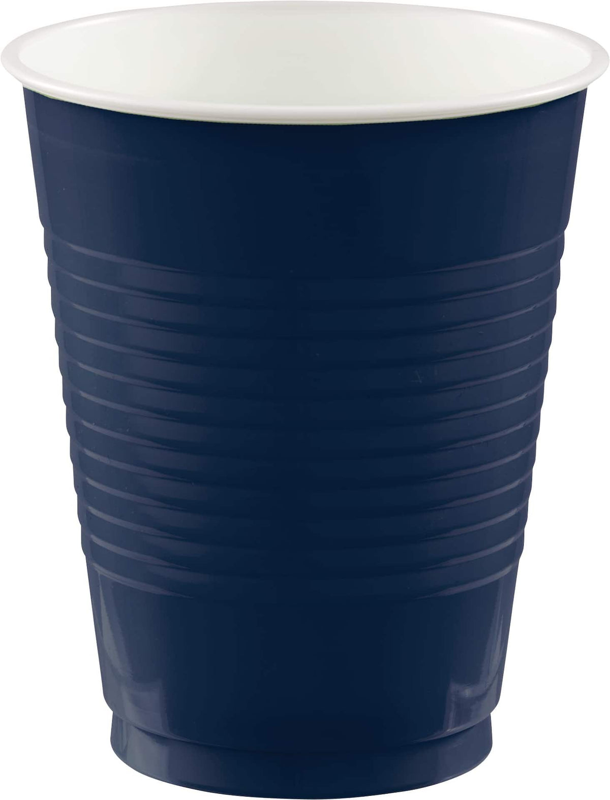 True Navy Plastic Cups, 18 oz, 50-Pack