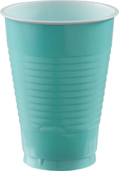 Robin Blue Plastic Cups, 12-ounce, 50-pack
