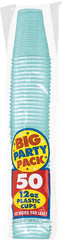 Robin Blue Plastic Cups, 12-ounce, 50-pack