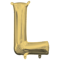 Gold Letter L Foil Balloon