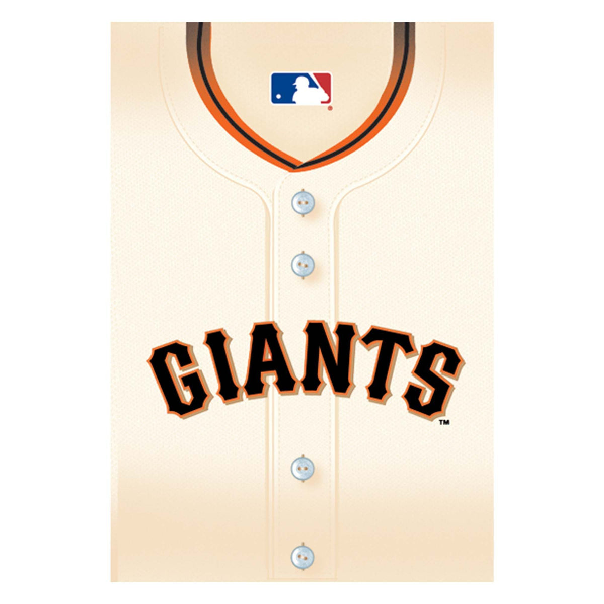 San Francisco Giants MLB Invitation & Thank You Card Set