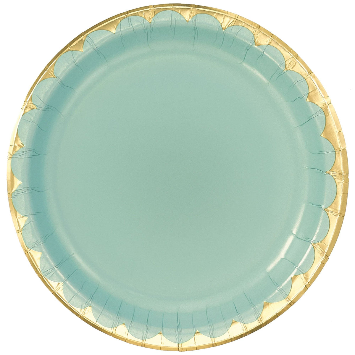 Leaf Green Willow 10-inch Round Paper Plates, 8-pk