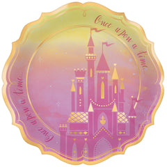 Disney Princess Once Upon a Time Dinner Paper Plates, 10.5 inch, 8-pk