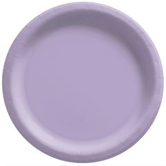 Lavender 6.75-inch Round Paper Appetizer/Dessert Plates, 50-pk