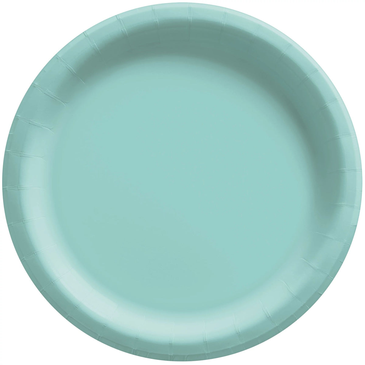 Robin Blue 8.5-inch Round Paper Plates, 50-pk