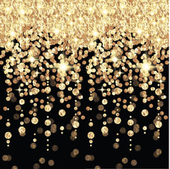 Gold Sparkle Plastic Scene Setter Room Roll, 40-foot