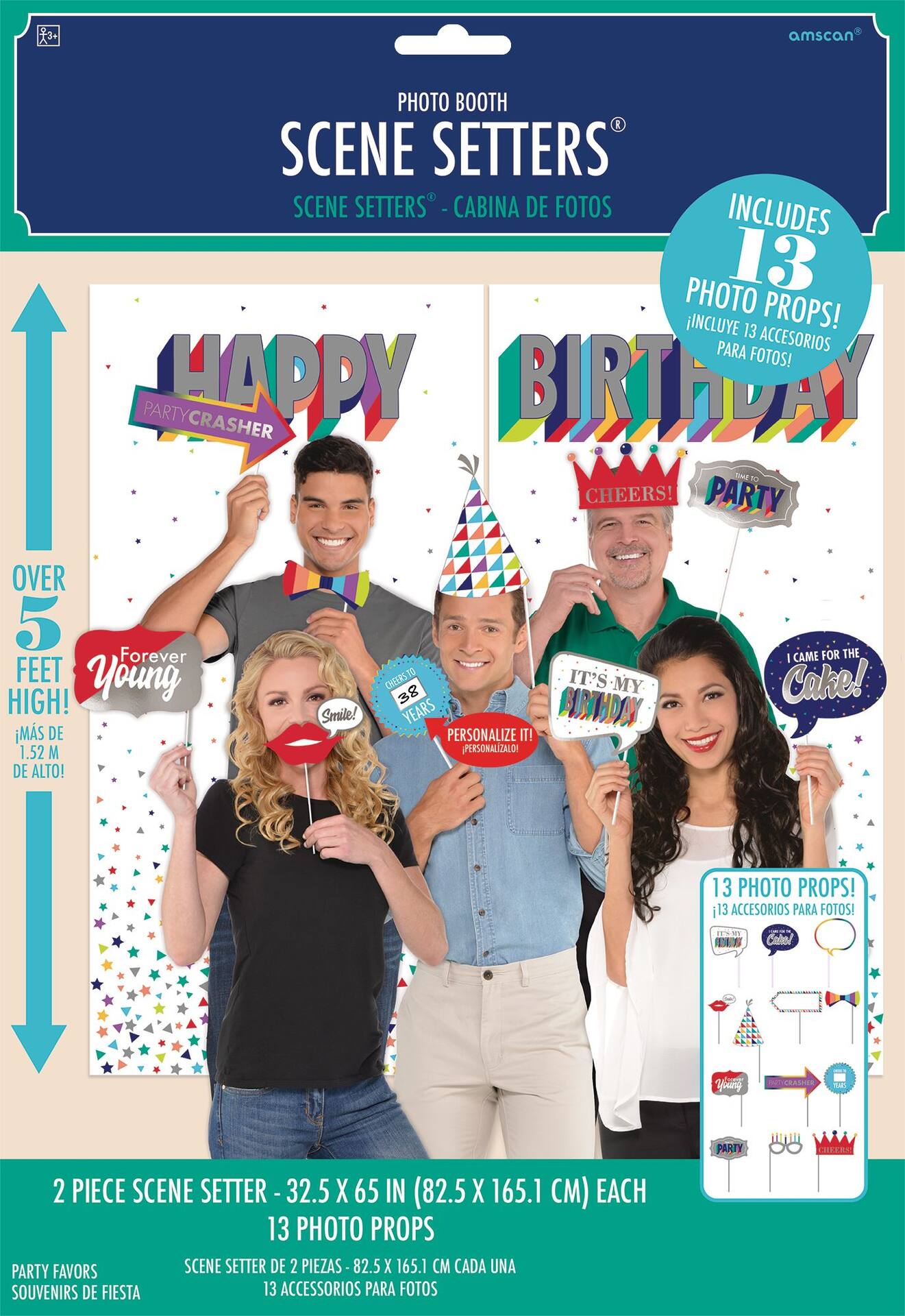 Here's to Your Birthday Scene Setter with Photo Booth Props