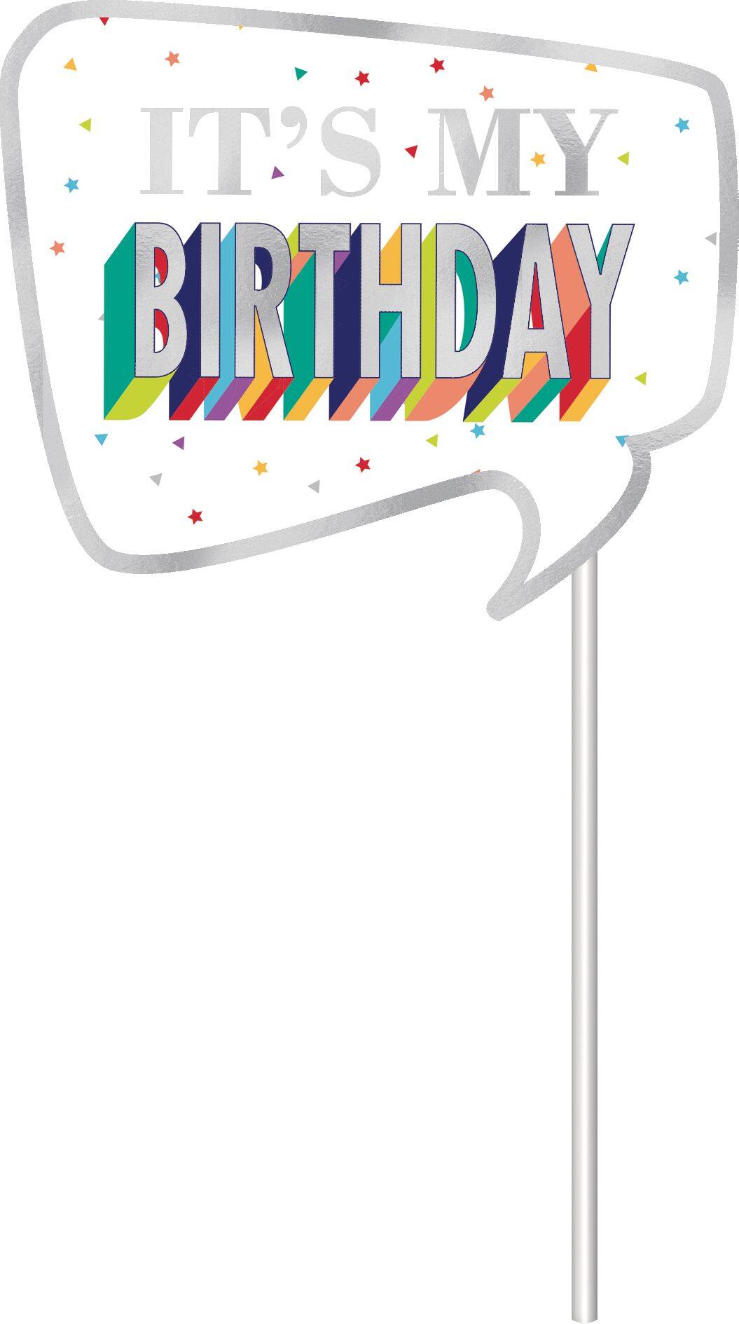 Here's to Your Birthday Scene Setter with Photo Booth Props