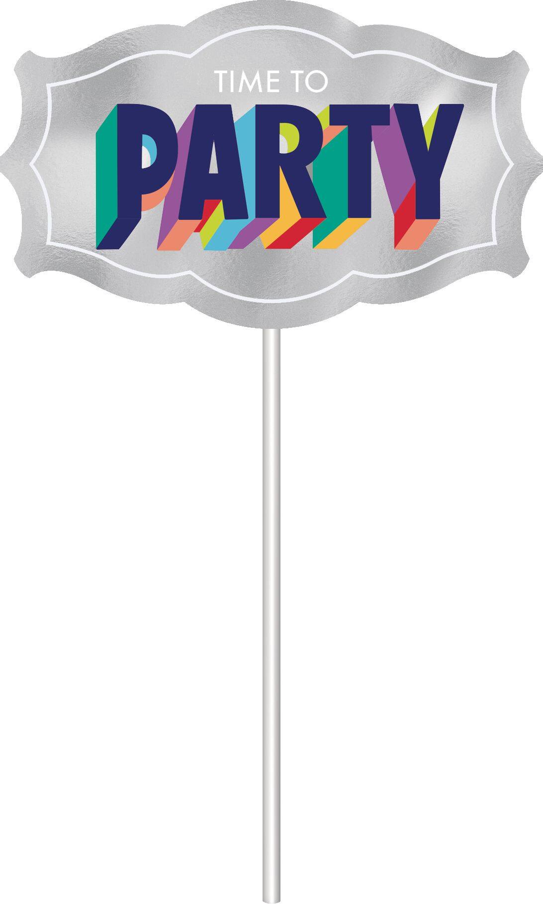 Here's to Your Birthday Scene Setter with Photo Booth Props