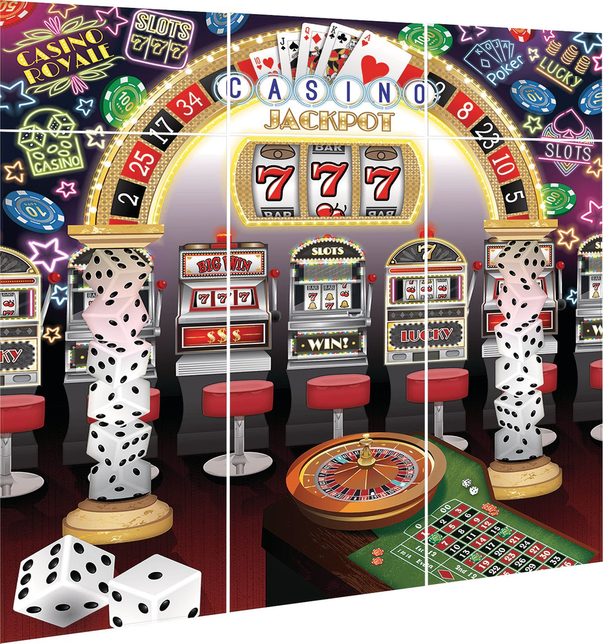 Roll the Dice Casino Scene Setter