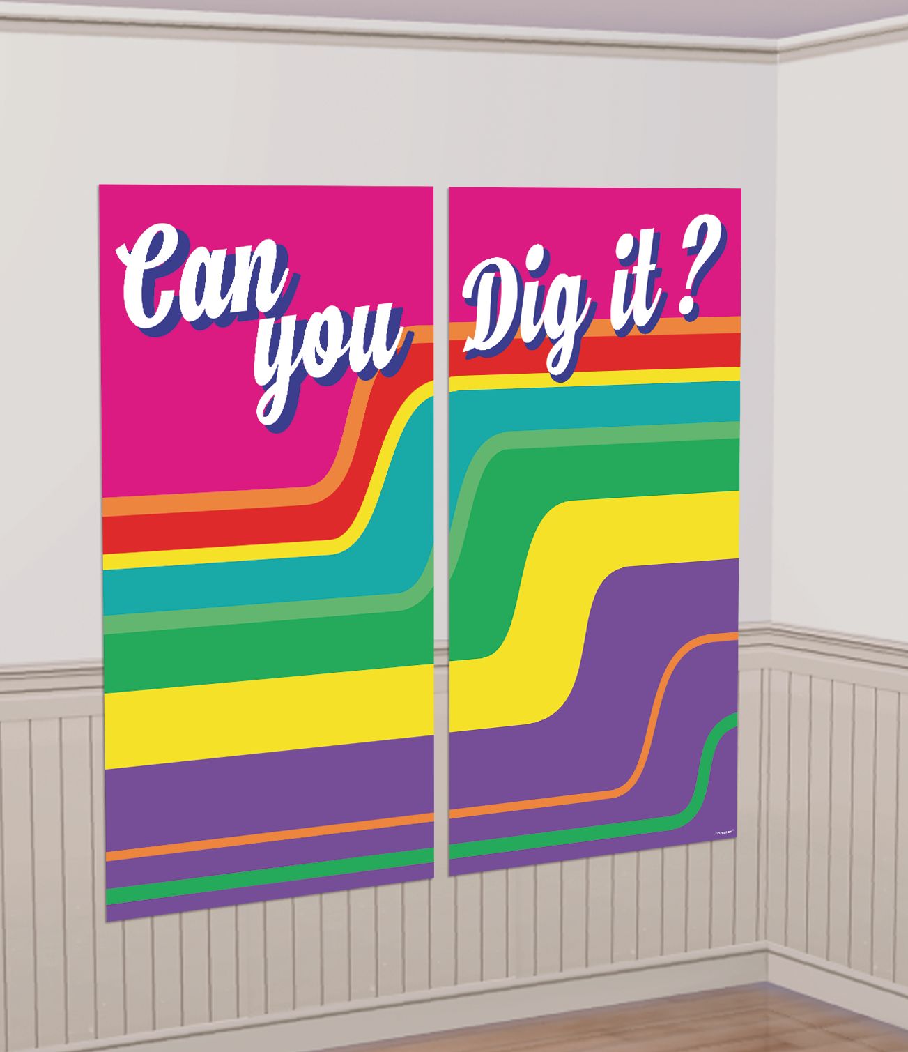 Can You Dig It Plastic Scene Setter, 65 inch, 13-pk
