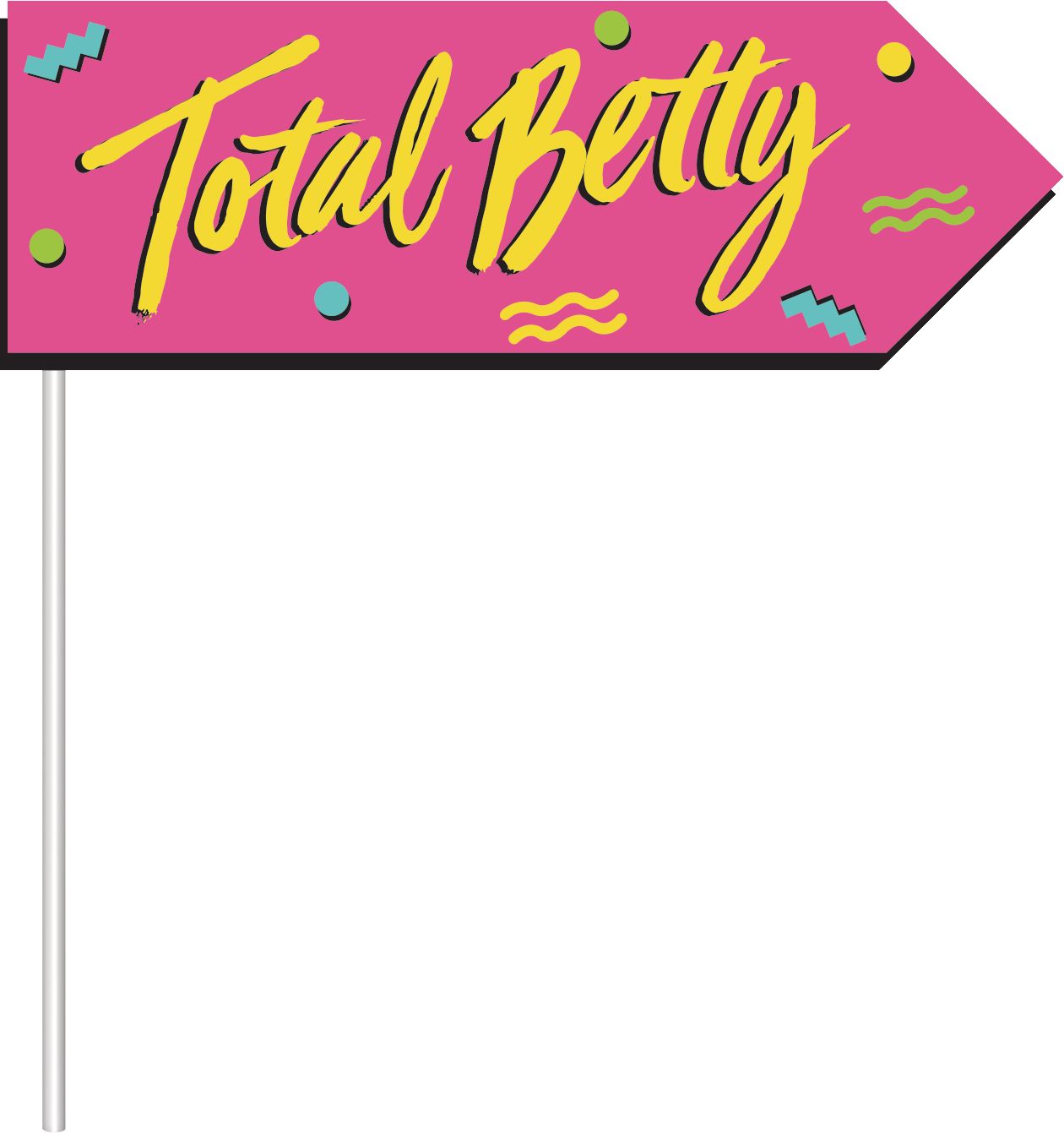 Awesome 80s Scene Setter, Photo Props, 65-inch, 14-pk