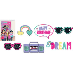Barbie Dream Together Scene Setter with Props, Pink, 14.5-inch, 10-pk