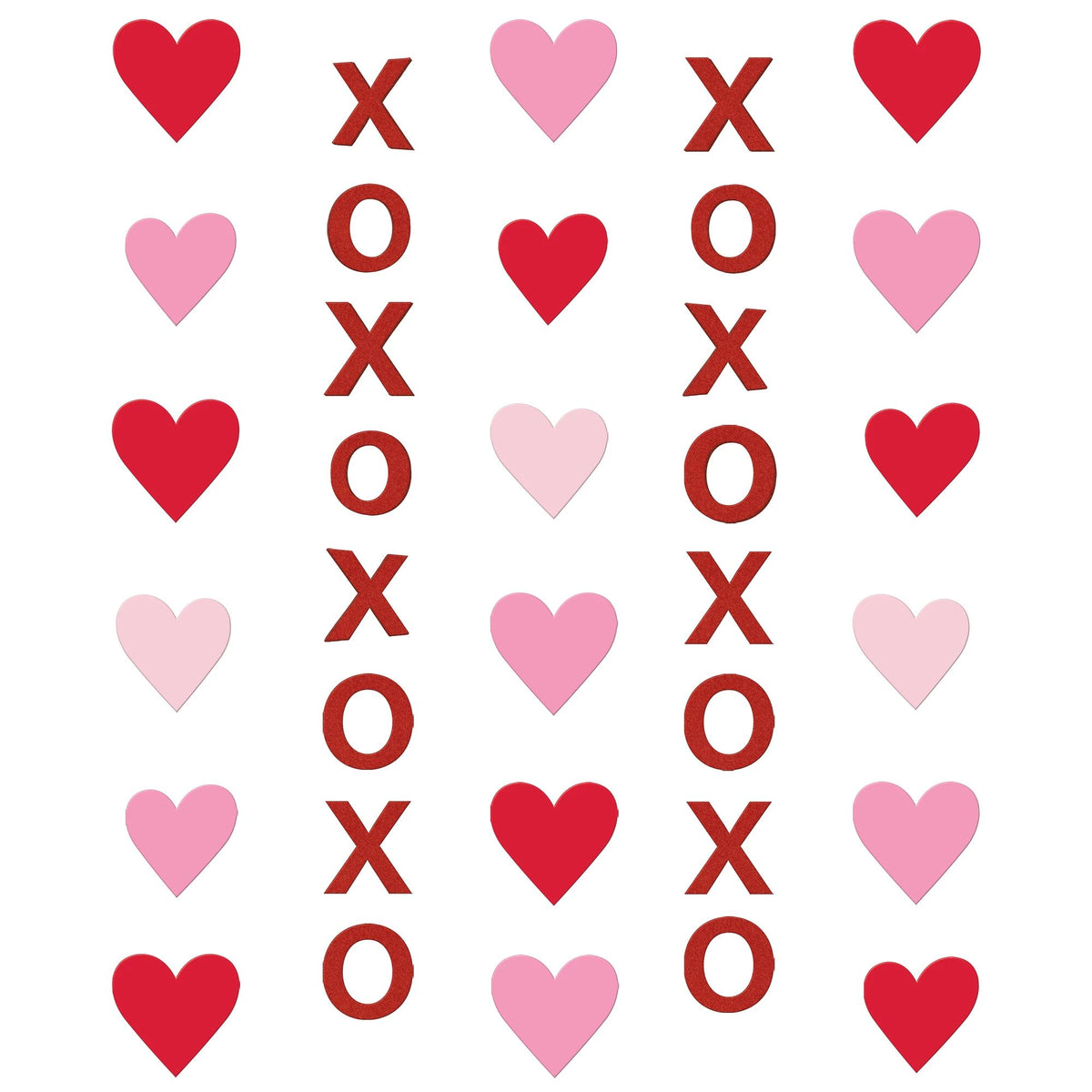 Valentine's Day XOXO Heart Hanging Decorations