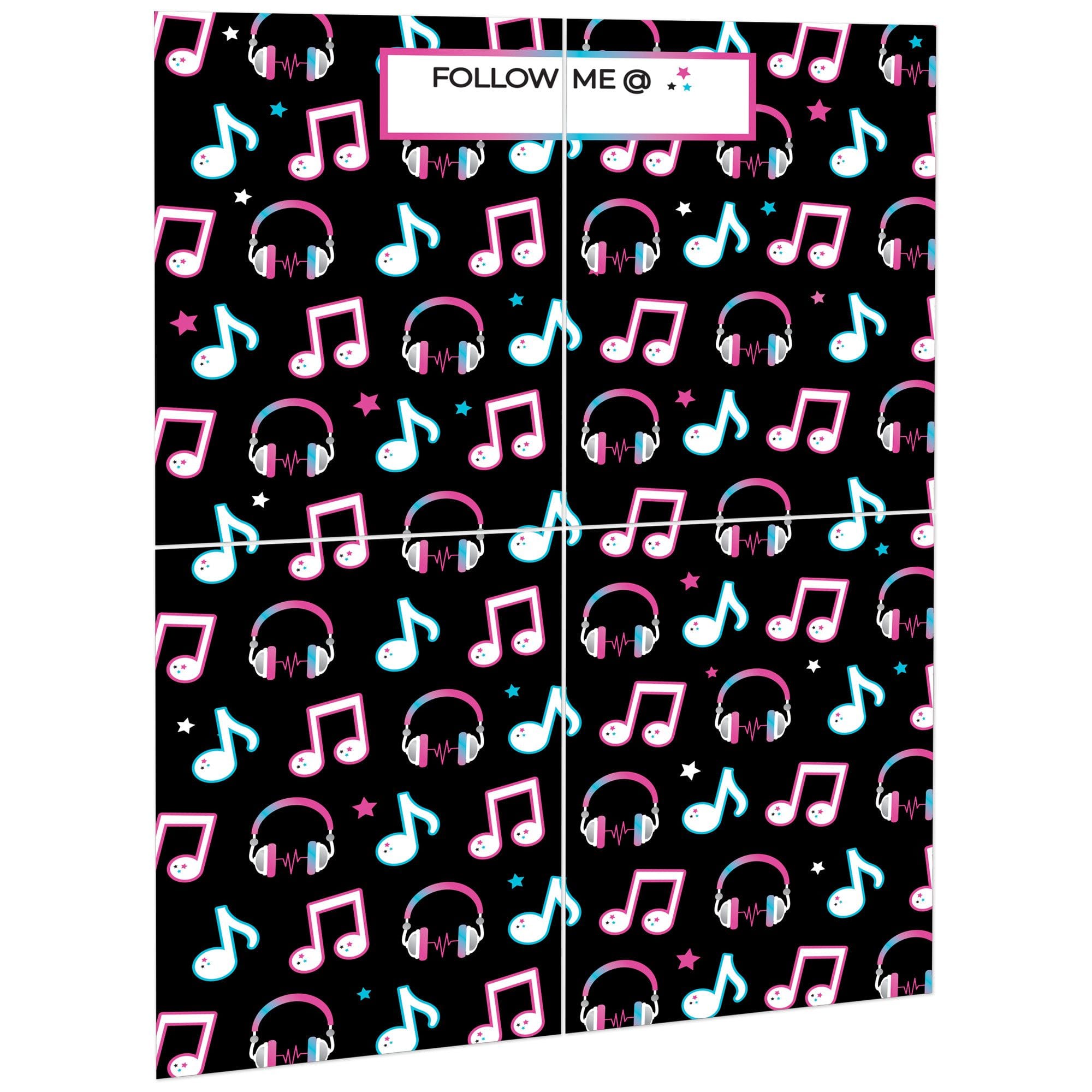 Internet Famous Scene Setter, Black/Pink, 14.5-inch, 4-pk