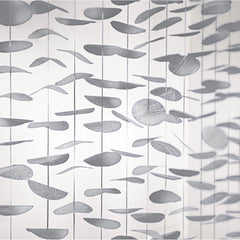 Silver Tissue Circle Backdrop, 14 inch